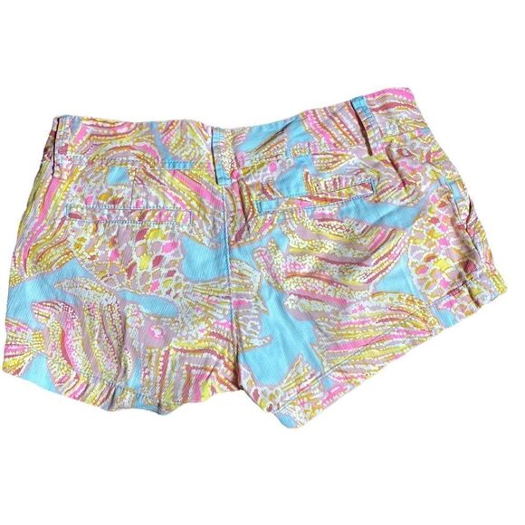 Lilly pulitzer the Walsh shorts breakwater blue size 0 EUC statement shorts - Picture 5 of 9
